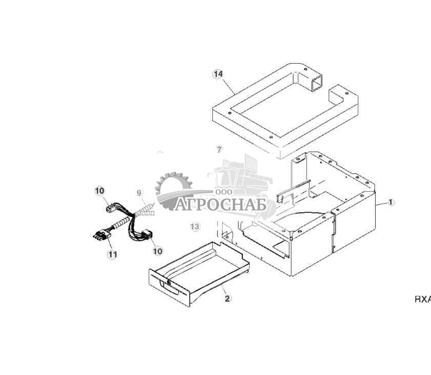SEAT SUPPORT W ACTIVE SEAT CONTROLLER ASU 